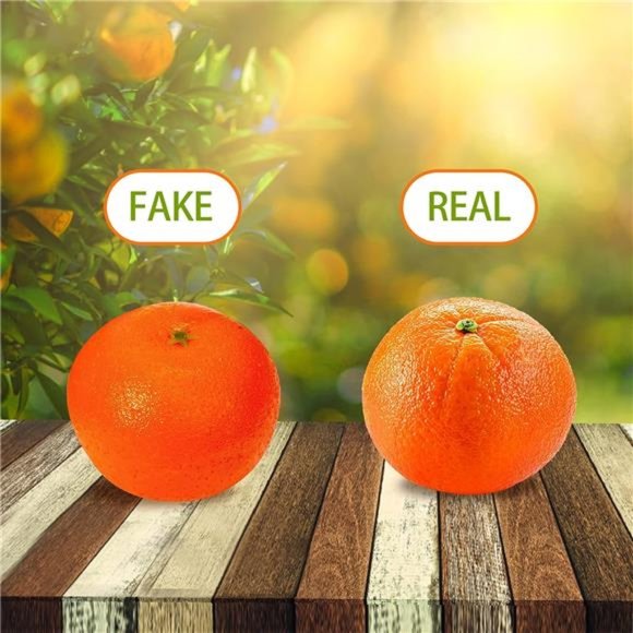 16PCS Mandarin Oranges Artificial Lifelike Fruit Stimulation Tangerine - Picture 3 of 6